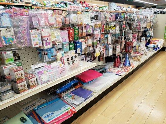 Daiso section at HMart!