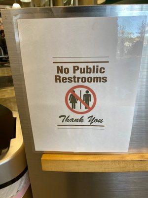 The rest room rule is also not a fake!