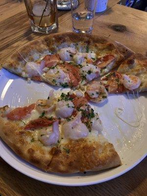 Shrimp Scampi Pizza