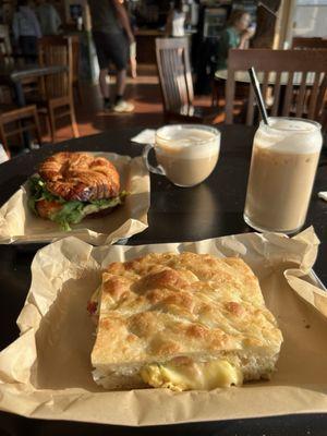 Maple lattes, Portofino sandwich...