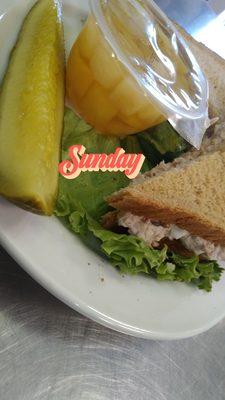 Chicken salad sandwich