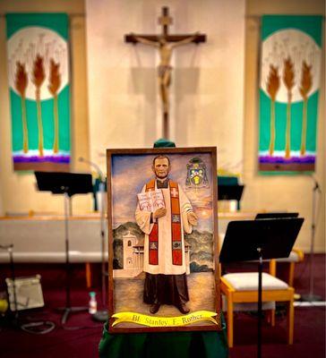 Blessed Stanley Rother pray for us to Jesus for our needs and intentions.