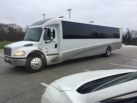 37 passenger front facing seats from Shima Limo!!!!