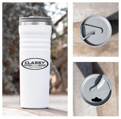 16oz stainless steel tumbler for @classycarsdetailing