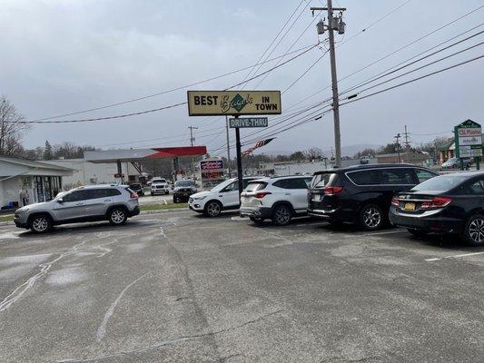 Long line for drive through