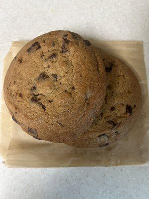 Double chocolate chip cookie