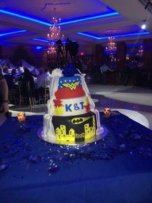 This was the back of wedding cake