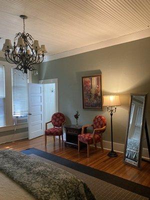 Seating area in Cypress Creek Room