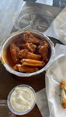 8pc buffalo wings