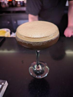 Expresso martini .  Nice, frothy