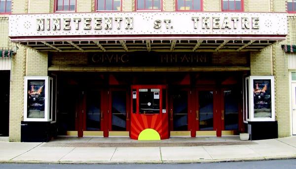 19th Street Theatre front doors/box office