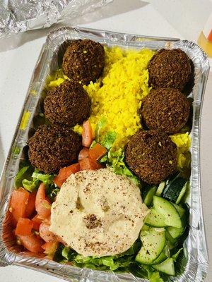 Falafel over Rice