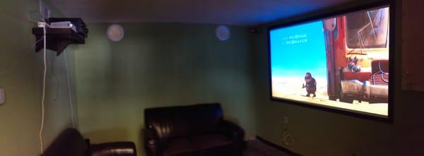 New theater room for customers