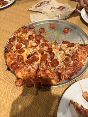 Pepperoni pizza