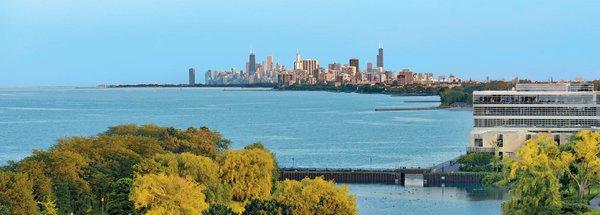 Chicago skyline and lakefront