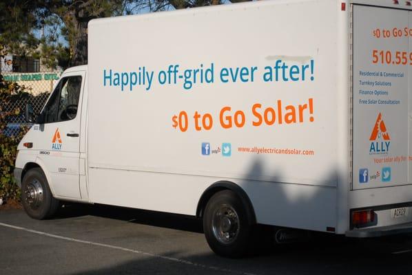 Happily off-grid ever after! Go Solar