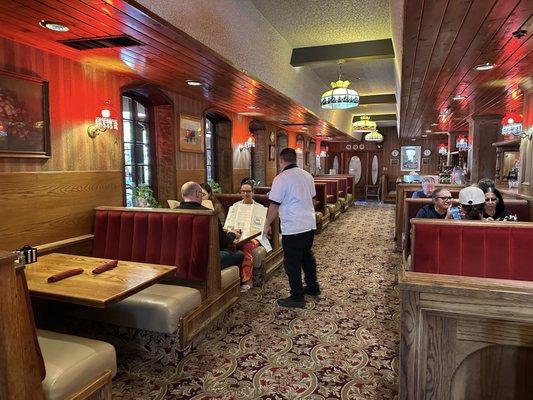 Another dining area, this has all booth seating.