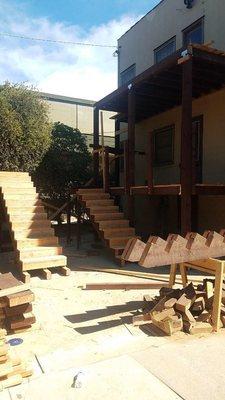 building out door stairs in los angeles