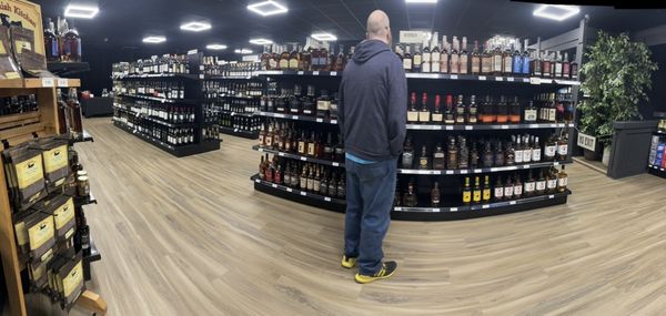 Good liquor selection