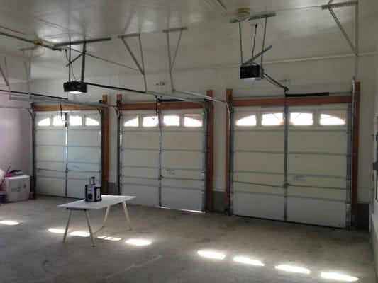 New garage doors