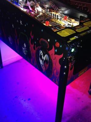 Kiss pinball with our LED undercab lighting kit