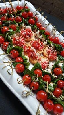 Bruschetta and Caprese Tray