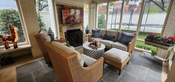 Weekly client house (Patio livingroom)