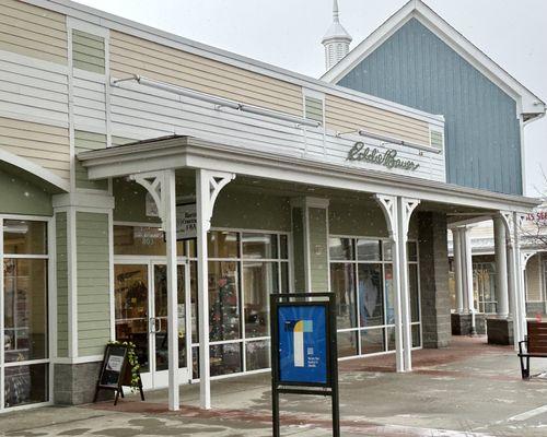 Exterior of store