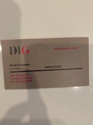 Dan Contact Info