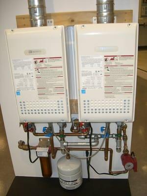 Tankless Water heater install.