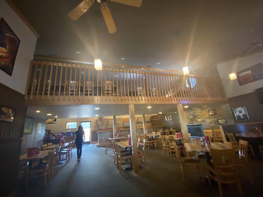 Interior of dining room