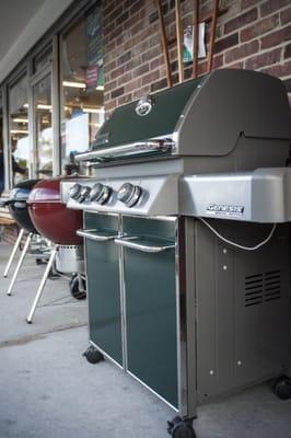 WEBER grills on display