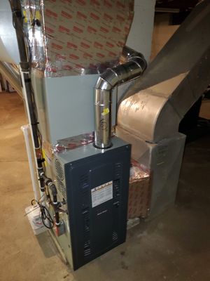 Rich B new furnace, Air Conditioning coil, and humidifier.