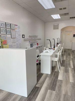 Nail salon