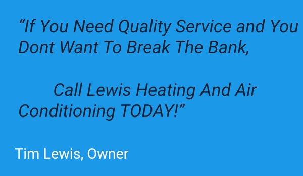 Lewis Heating and Air Conditioning