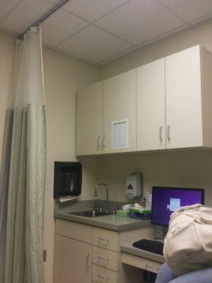 Standard patient room.