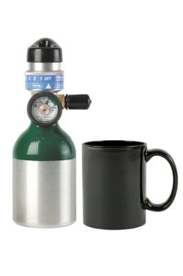 M2 lightweight portable oxygen cylinder.