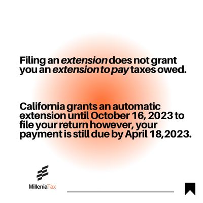 Failure to pay penalties will be assessed on balances due after April 18, 2023.