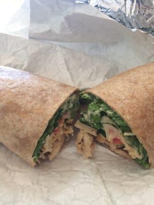 Chicken cesear wrap!