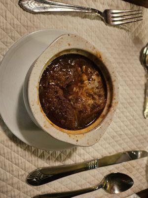 French onion soup.