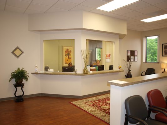 Reception area