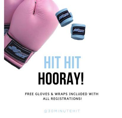 Free gloves and wraps with any membership!