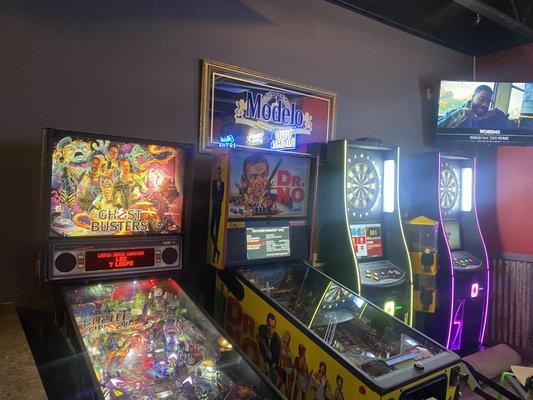 We also Have Pinball & Darts!