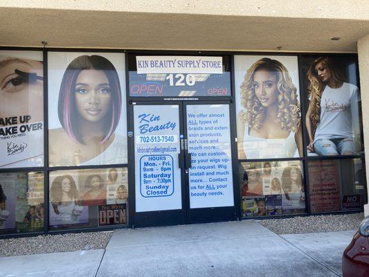 Kin Beauty Supply store 642 E. Horizon Dr. Henderson, NV