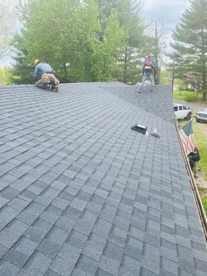 Clean and straight shingle lines.