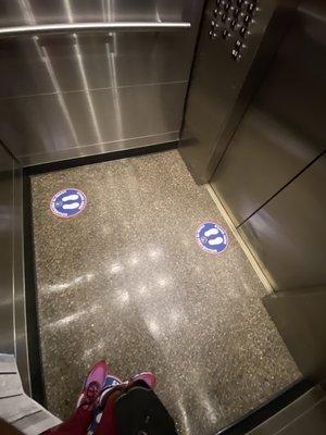 Only 3 people allowed in elevator