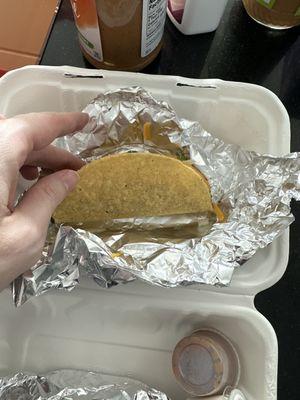 A grocery store Ortega taco shell