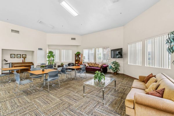 Social Lounge Couch and Piano at Harvard Yard Apartments