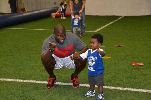 Real customer photos take in Lil' Kickers at Las Vegas Indoor Soccer