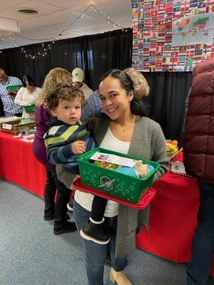 Operation Christmas Child shoebox packing party